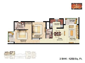 2 BHK Apartment For Rent in Shree Shraddha The Grace Sushant Golf City Lucknow  7725863