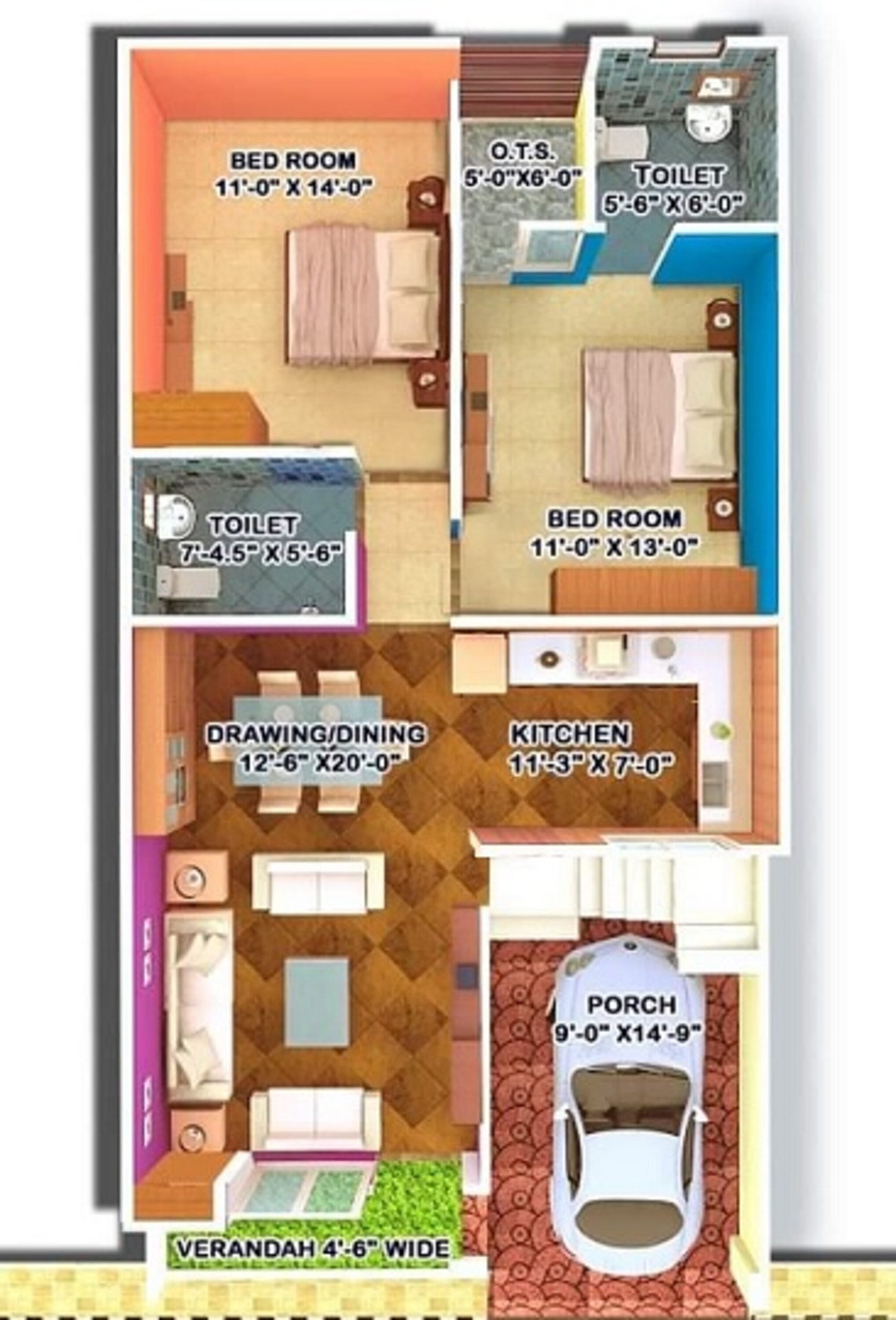 sri sai basera villa 2 bhk 1225sqft 20214530154553