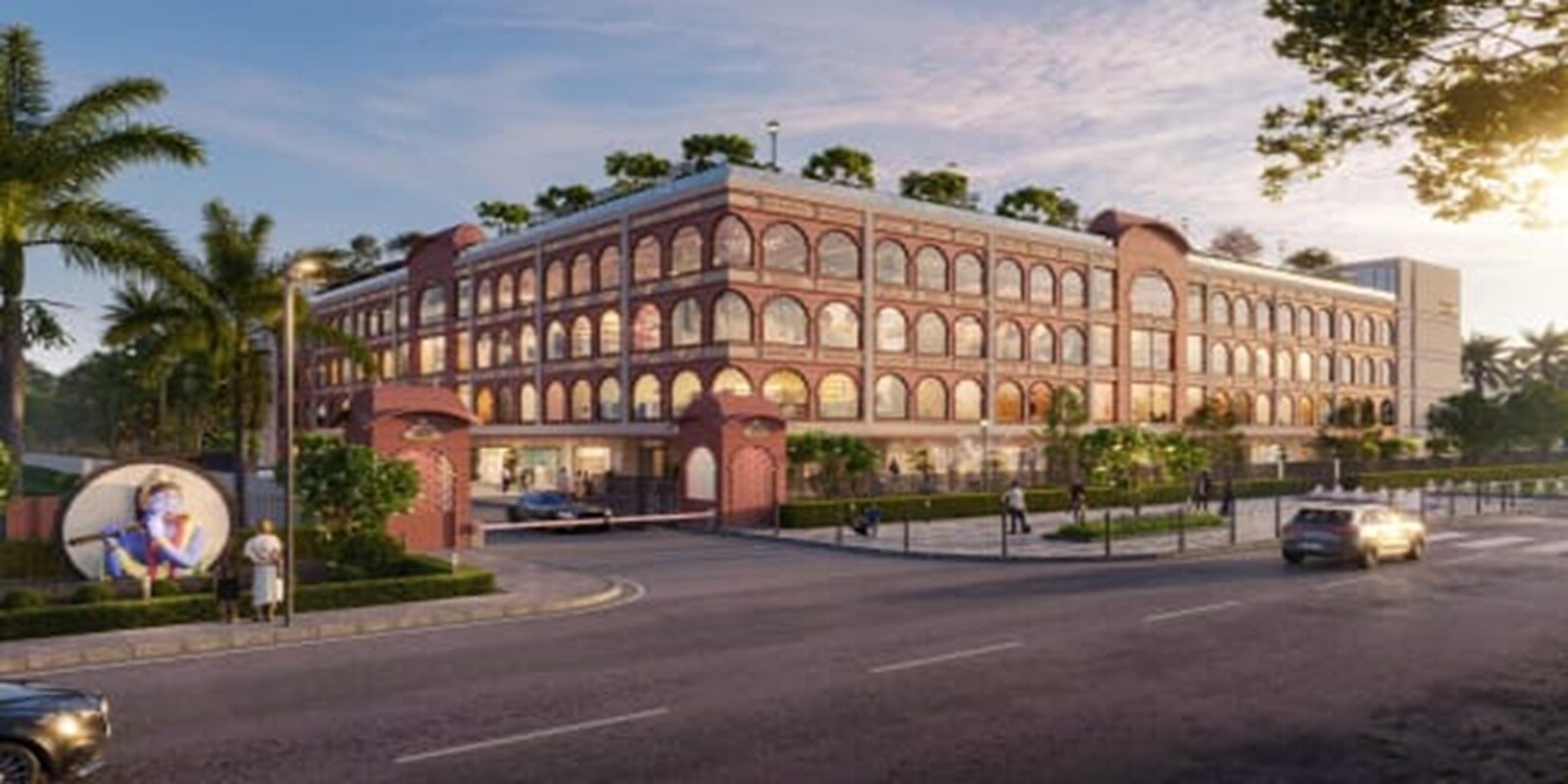 Infinity Krishna Bhumi Arcade Entrance View