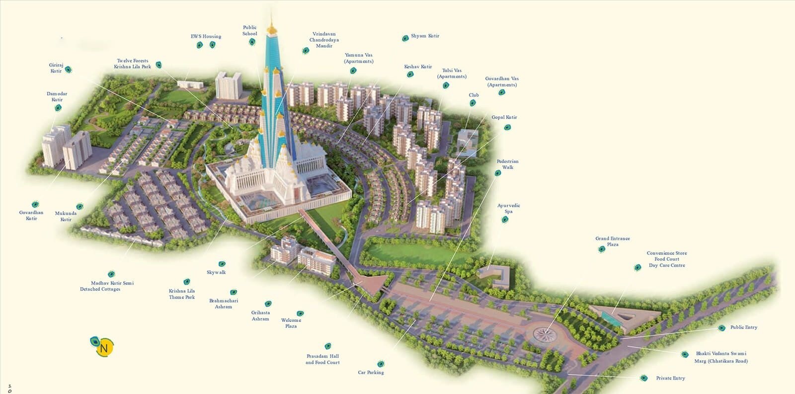 Infinity Krishna Bhumi Arcade Master Plan Image