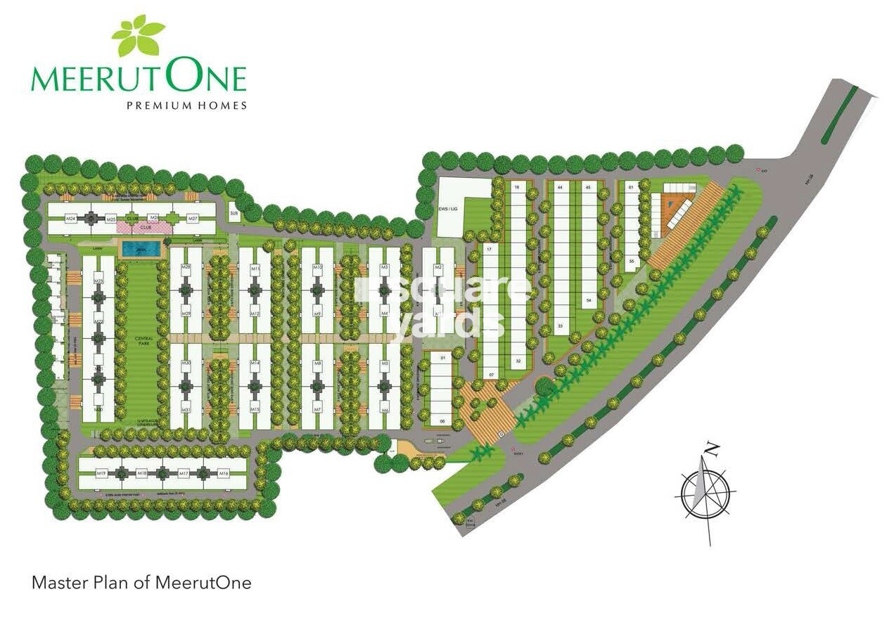 Alphacorp Meerut One Master Plan 1