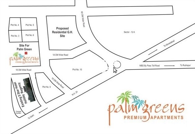 Supertech Palm Greens Location Image