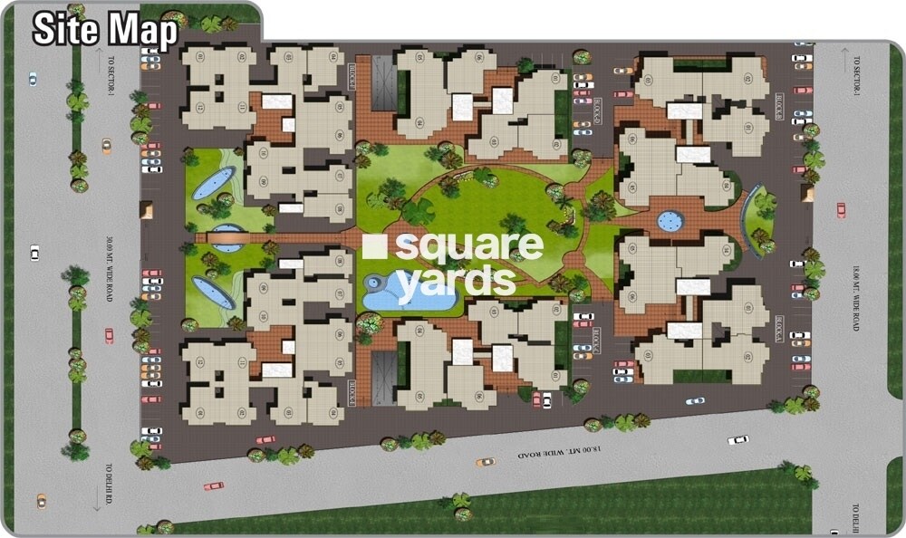 Supertech Palm Greens Master Plan 1