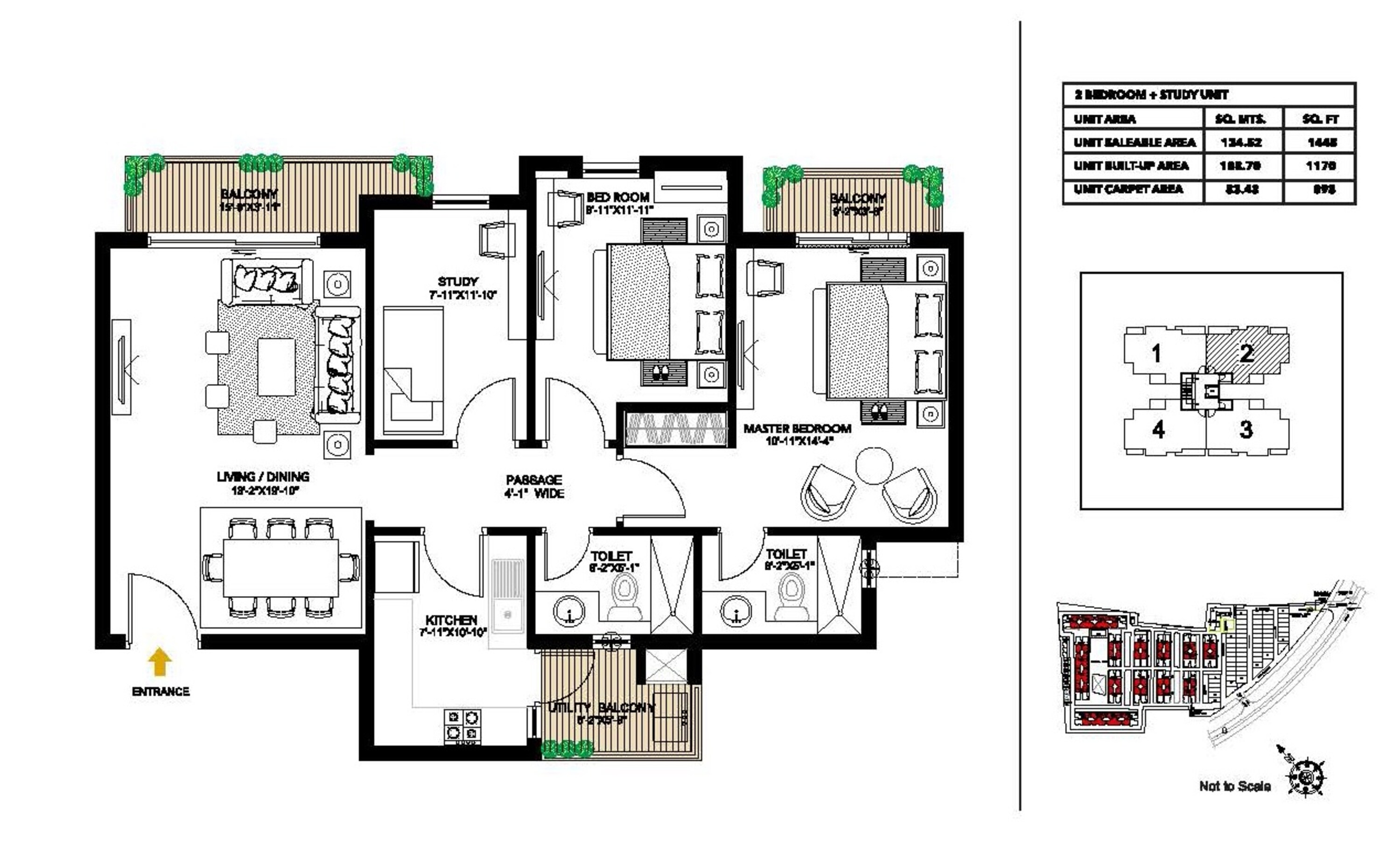 alpha g corp meerut one apartment 2 bhk 1448sqft 20204730114704