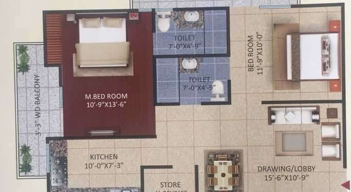 mihir heights apartment 2 bhk 1100sqft 20232217172218