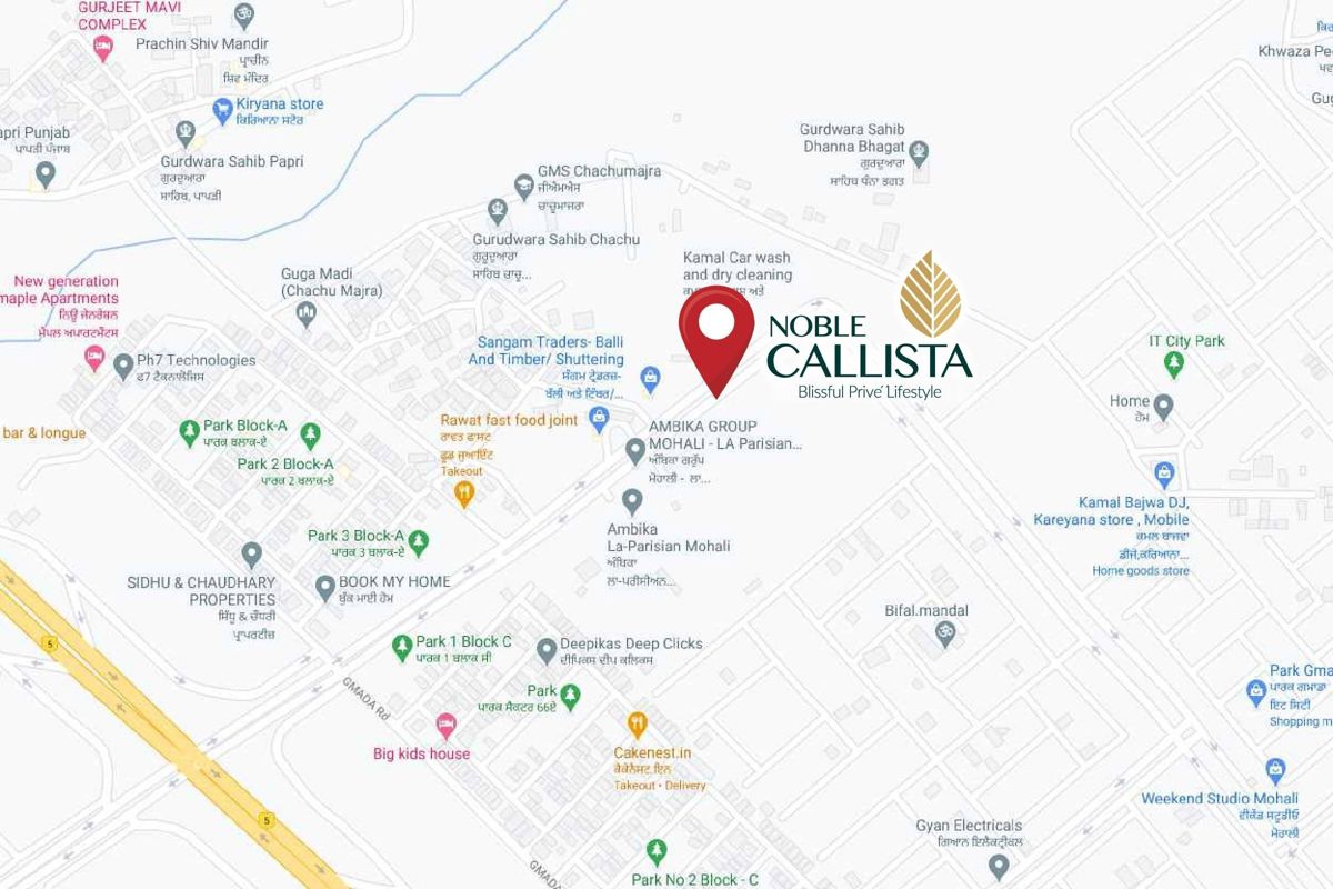 Noble Callista Location Image