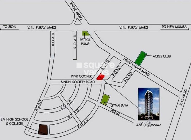 5th Avenue Location Image