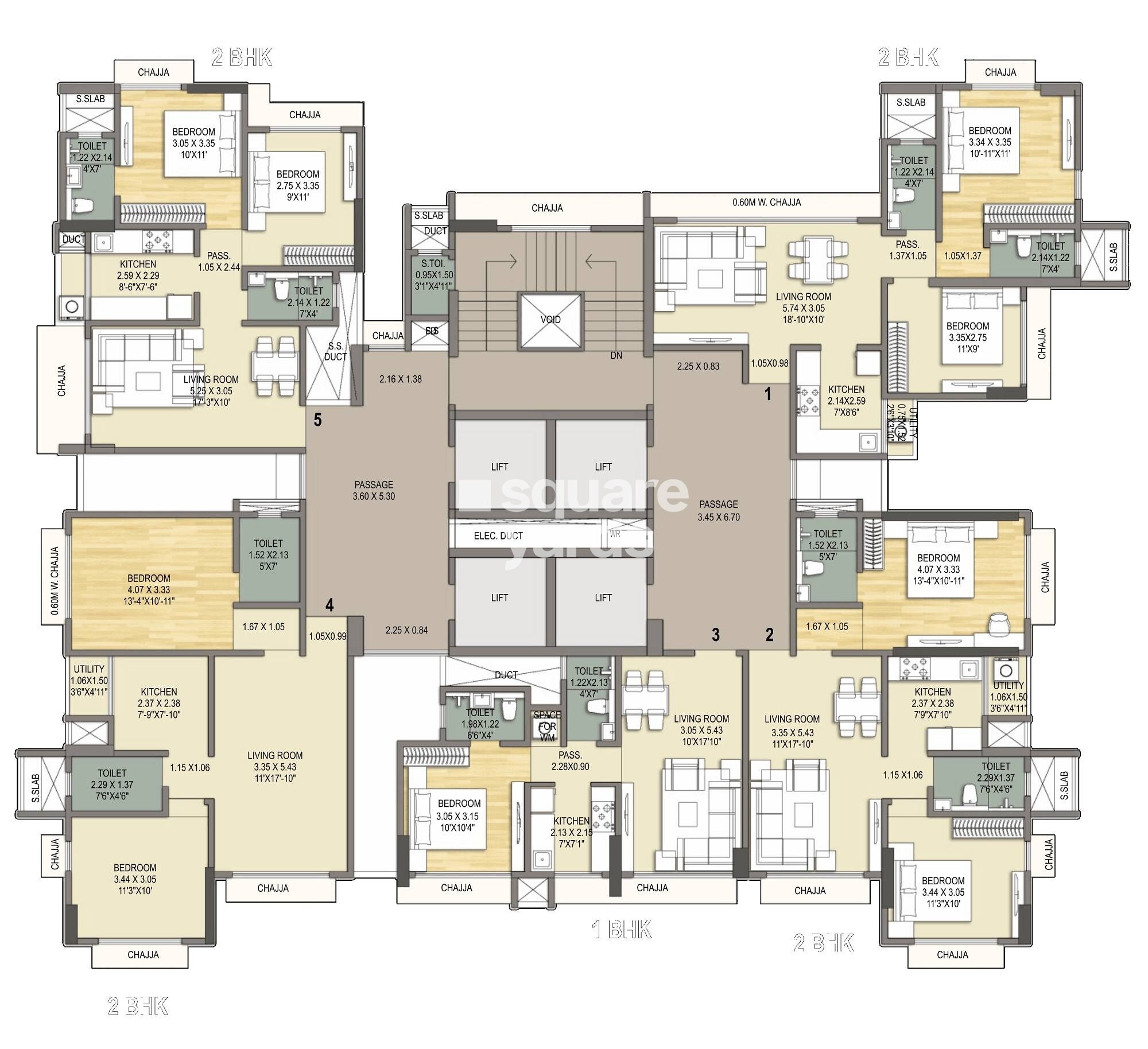 66 Palazzio Floor Plans