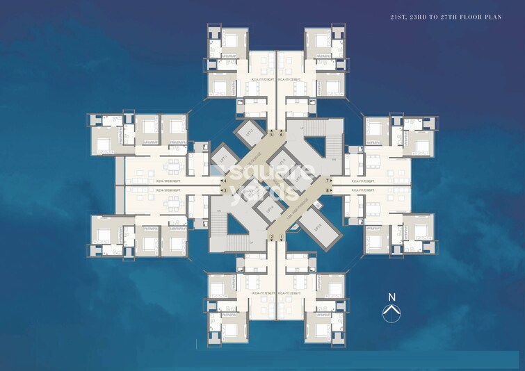 A And O F Residences Malad Floor Plans