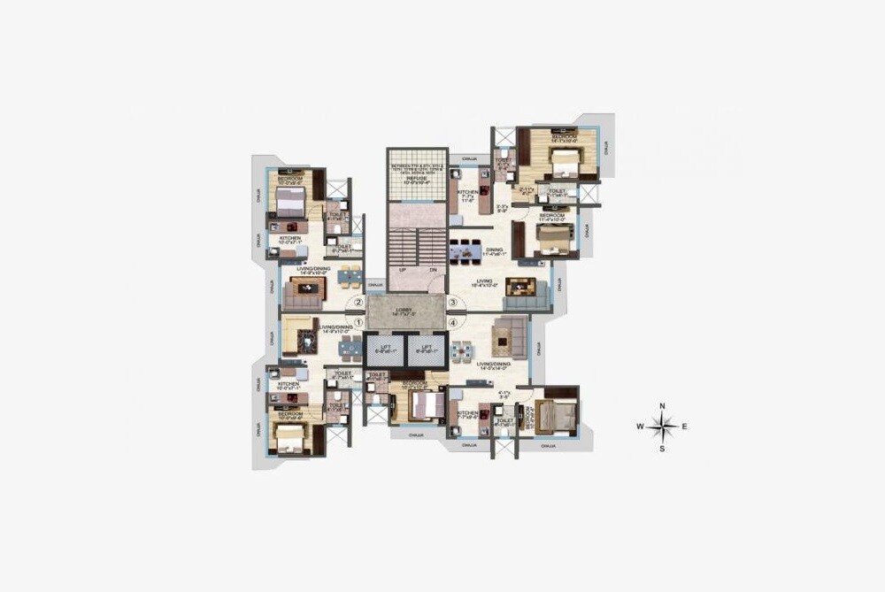 Aadhunik Greens Floor Plans