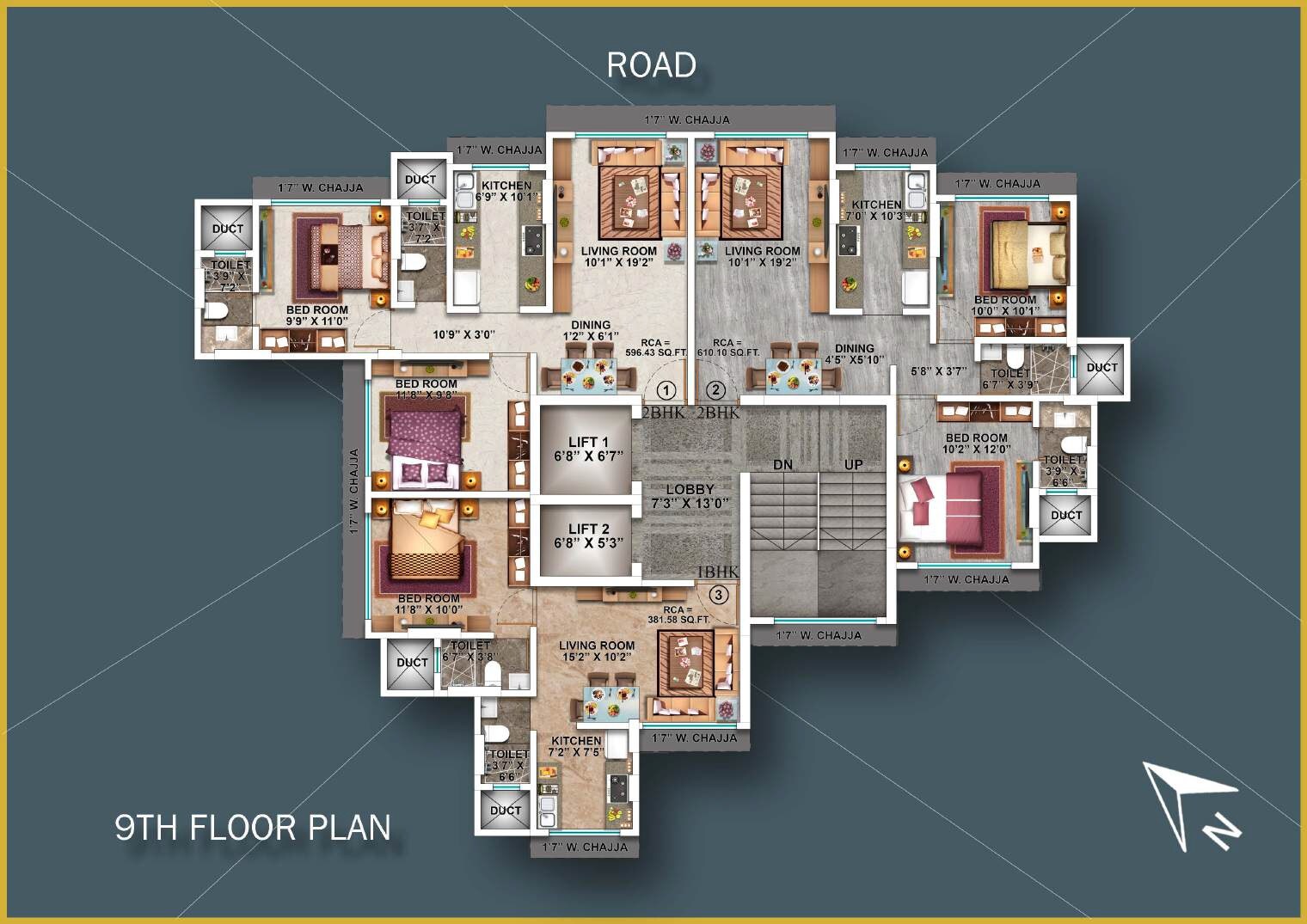 Aakar Padma Rekha CHS Floor Plans 3