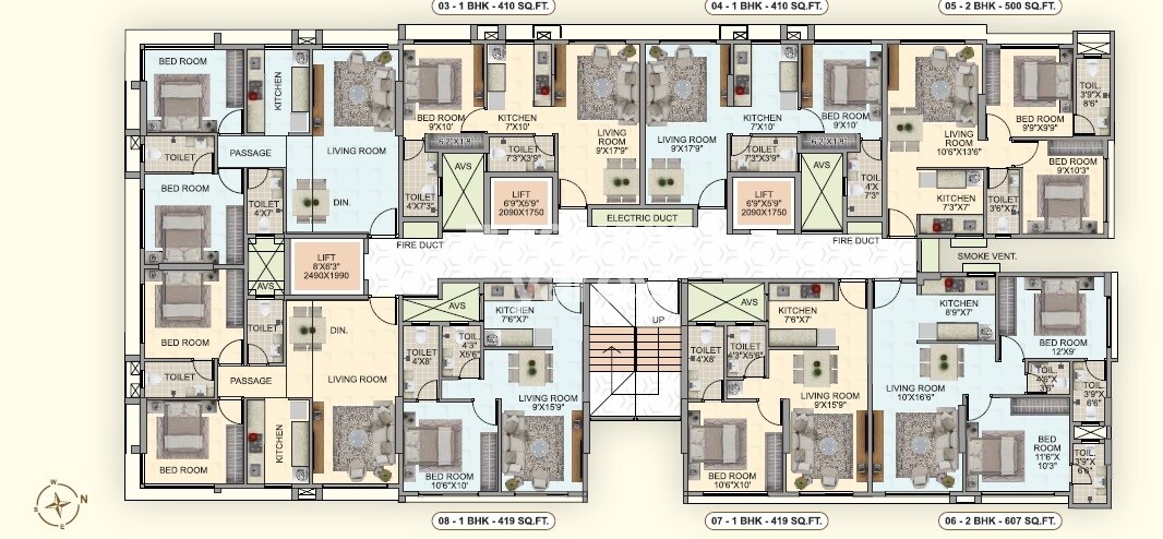 Aakruti Om Priyadarshani Floor Plans