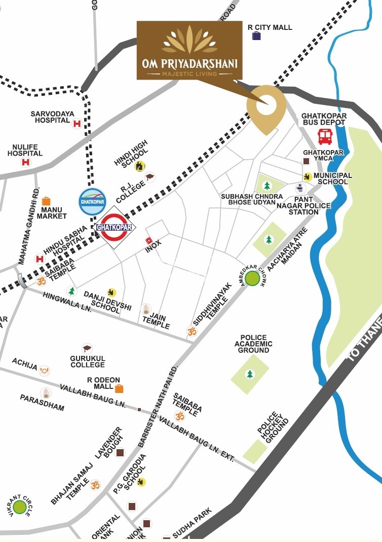 Aakruti Om Priyadarshani Location Image