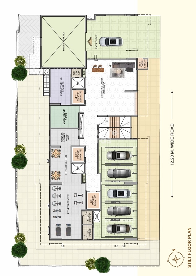 Aakruti Om Priyadarshani Master Plan Image