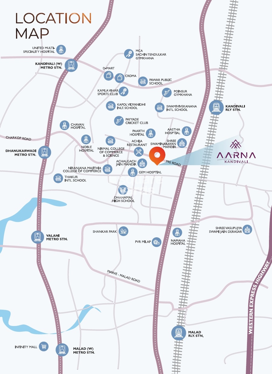 Aarsh Parshva Avenue Location Image