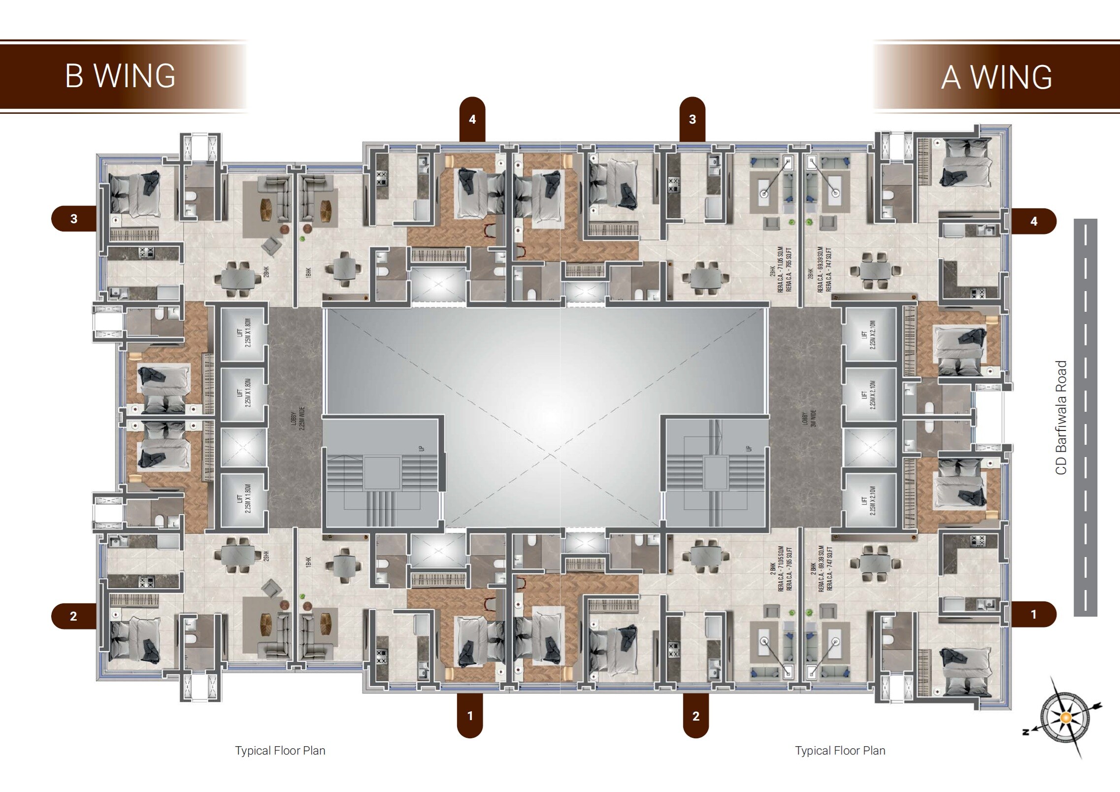 Aarsh Parshwa Darshan Floor Plans