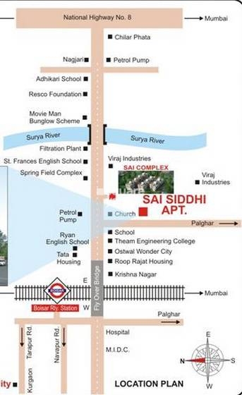 Aasha Sai Siddhi Apartments Location Image