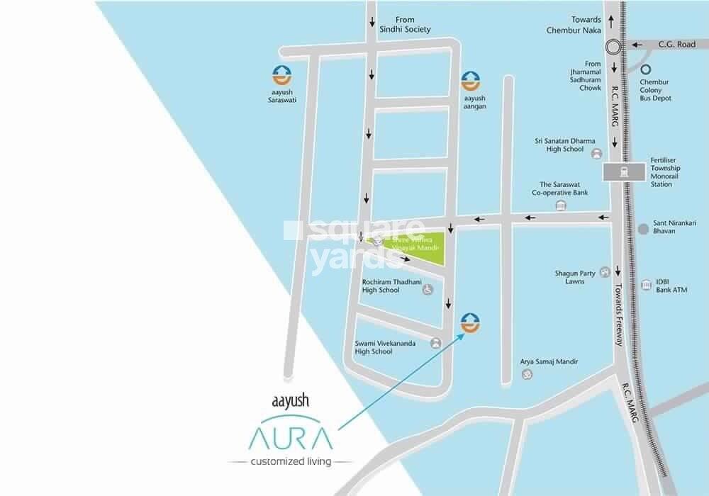 Aayush Aura Location Image