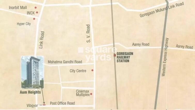 Abhismit Aum Heights Location Image