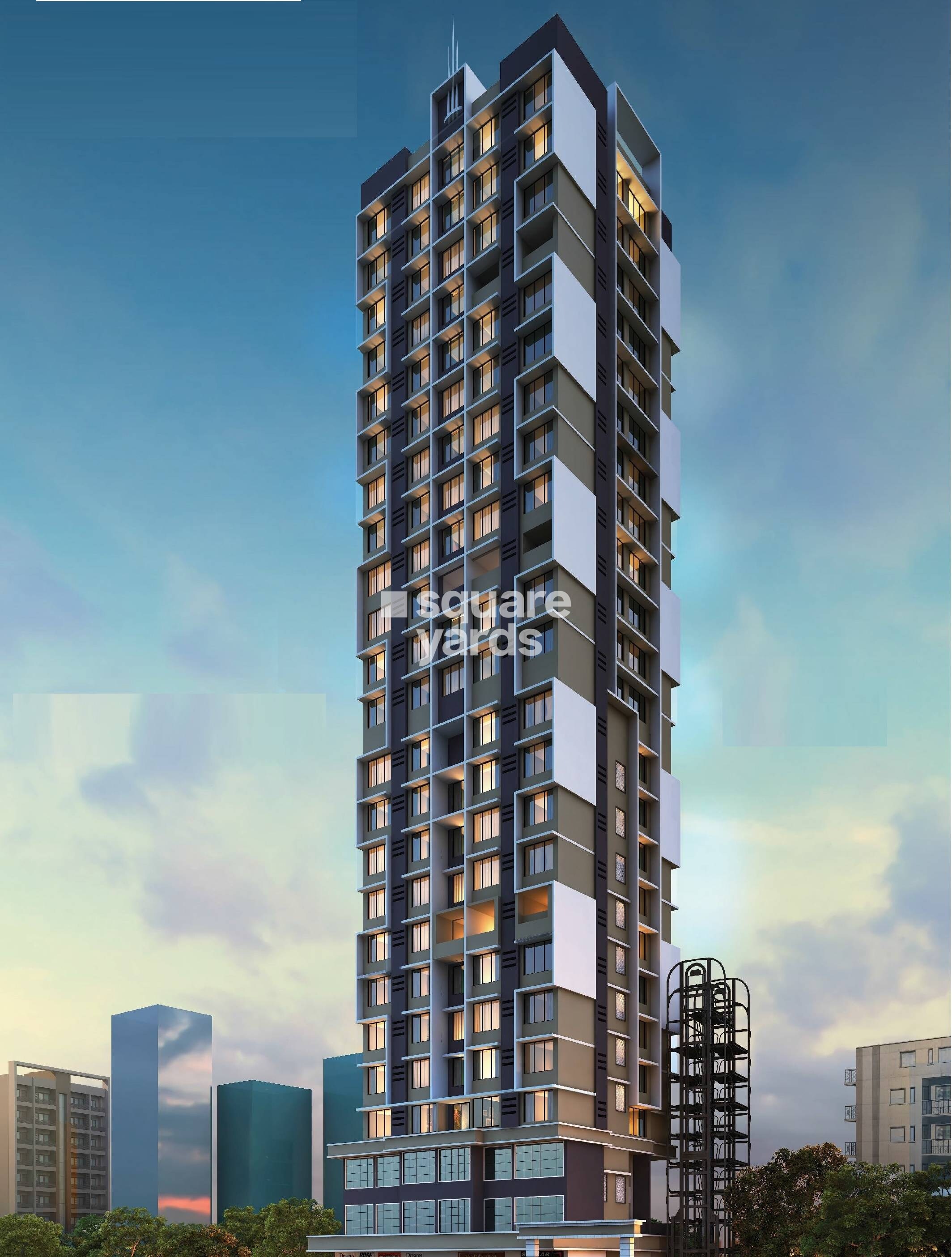 Abhyudaya Star Right Heights Tower View