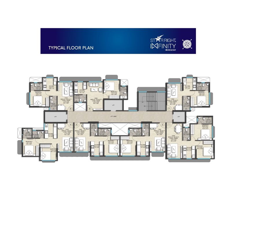 Abhyudaya Star Right Infinity Floor Plans