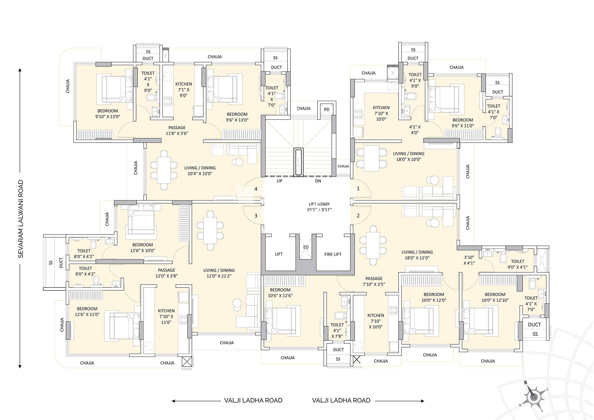 Ace Avenue Floor Plans