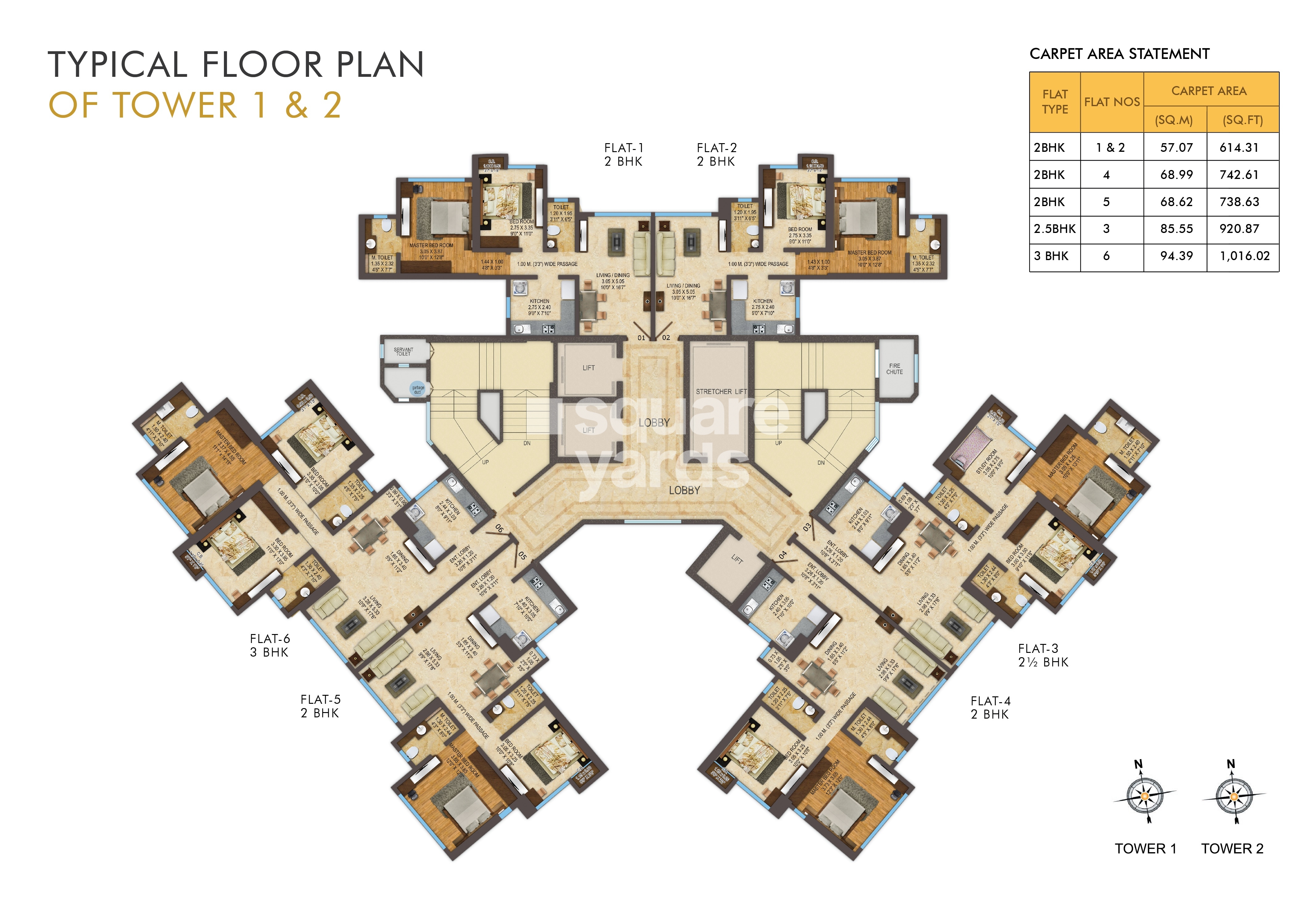 Acme Oasis Floor Plans