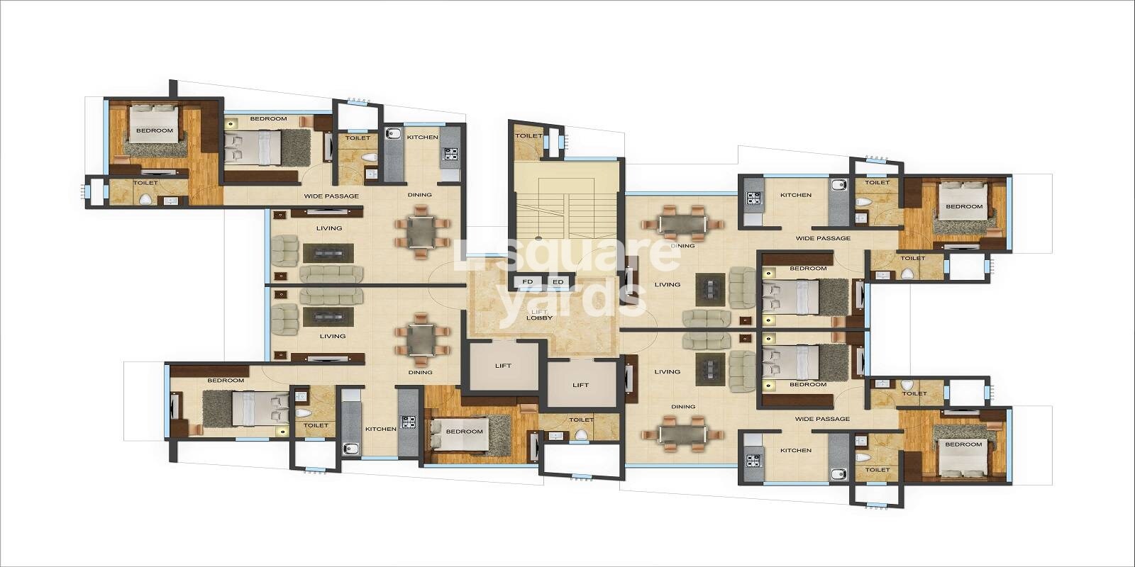 Acme Stadium View Floor Plans