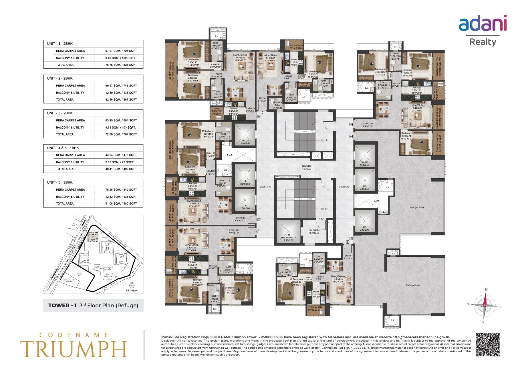 Adani Airica Floor Plans 1