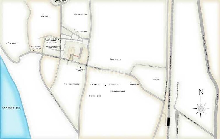 Adani Group Western Heights Location Image