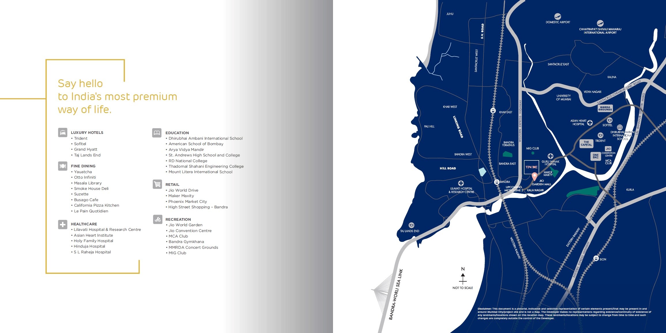 Adani Ten BKC Location Image 1