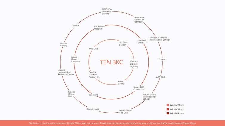 Adani Ten BKC Location Image 2