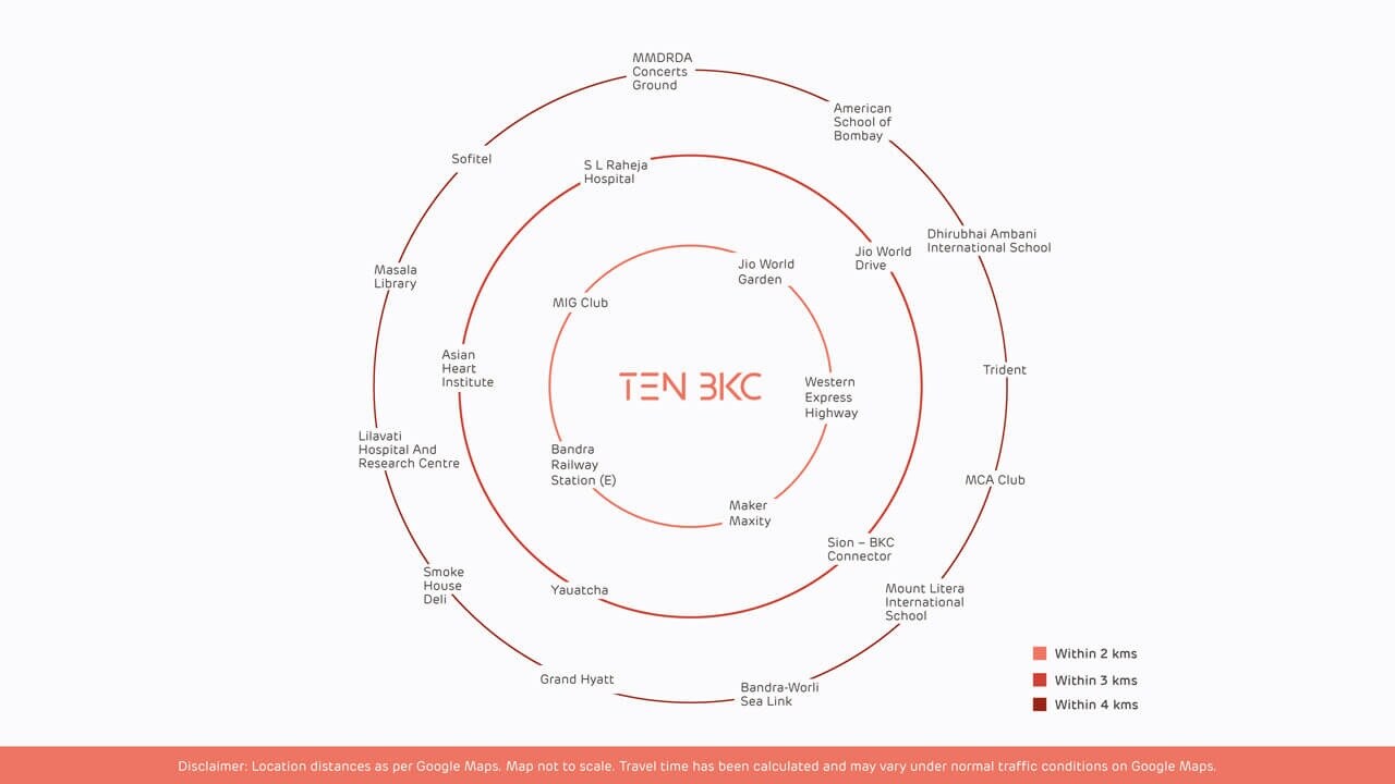 Adani Ten BKC Location Image 2