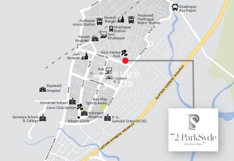 Adeshwar 72 Parksyde Location Image