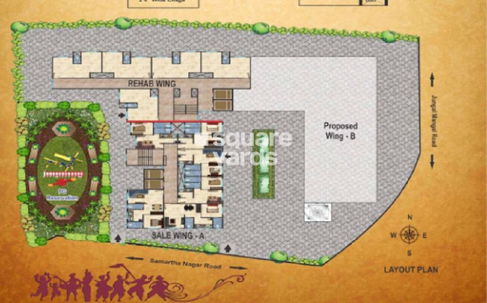 Adhikari Maharashtra Mandir Master Plan Image