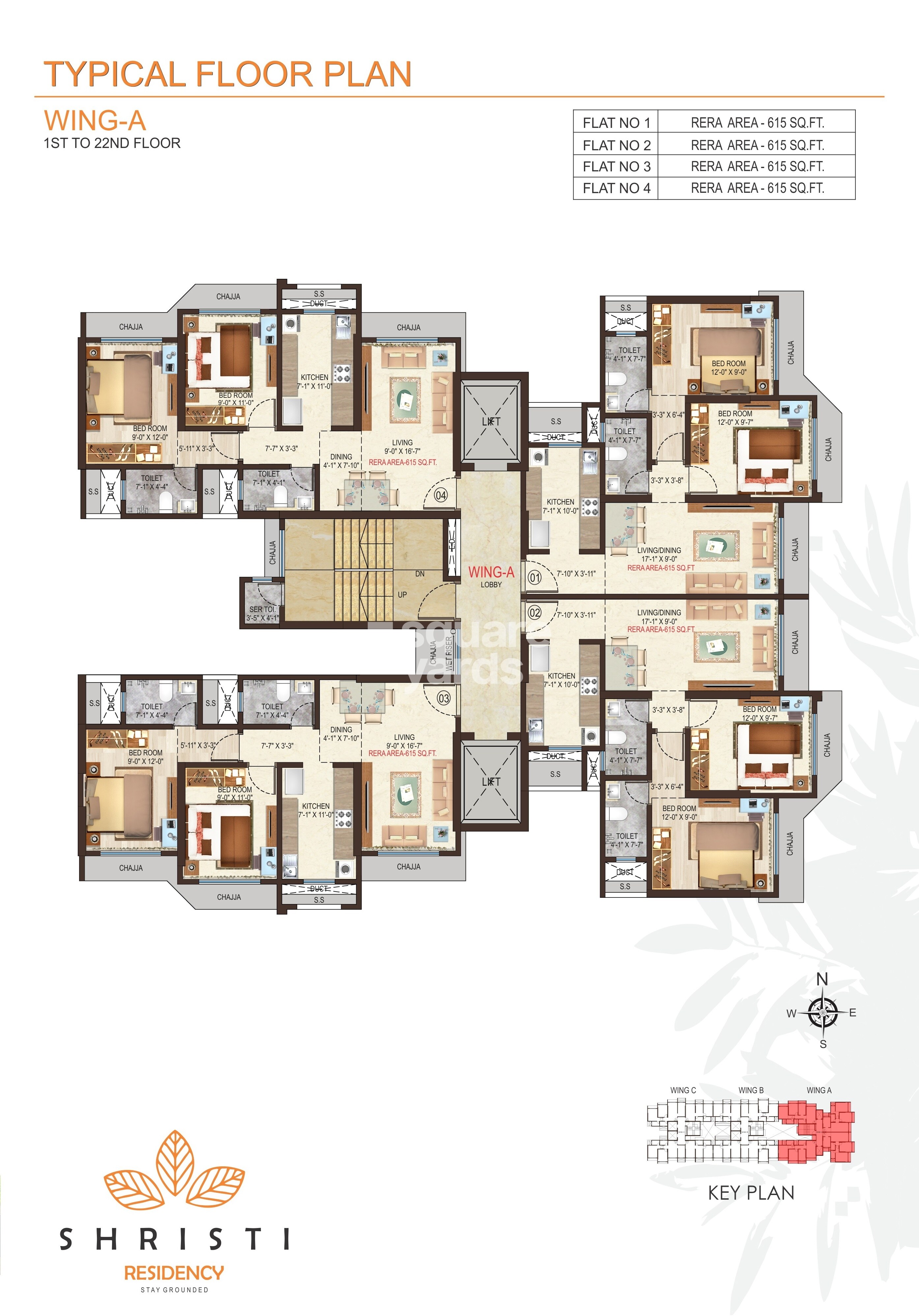 Aditi Shristi Residency Floor Plans