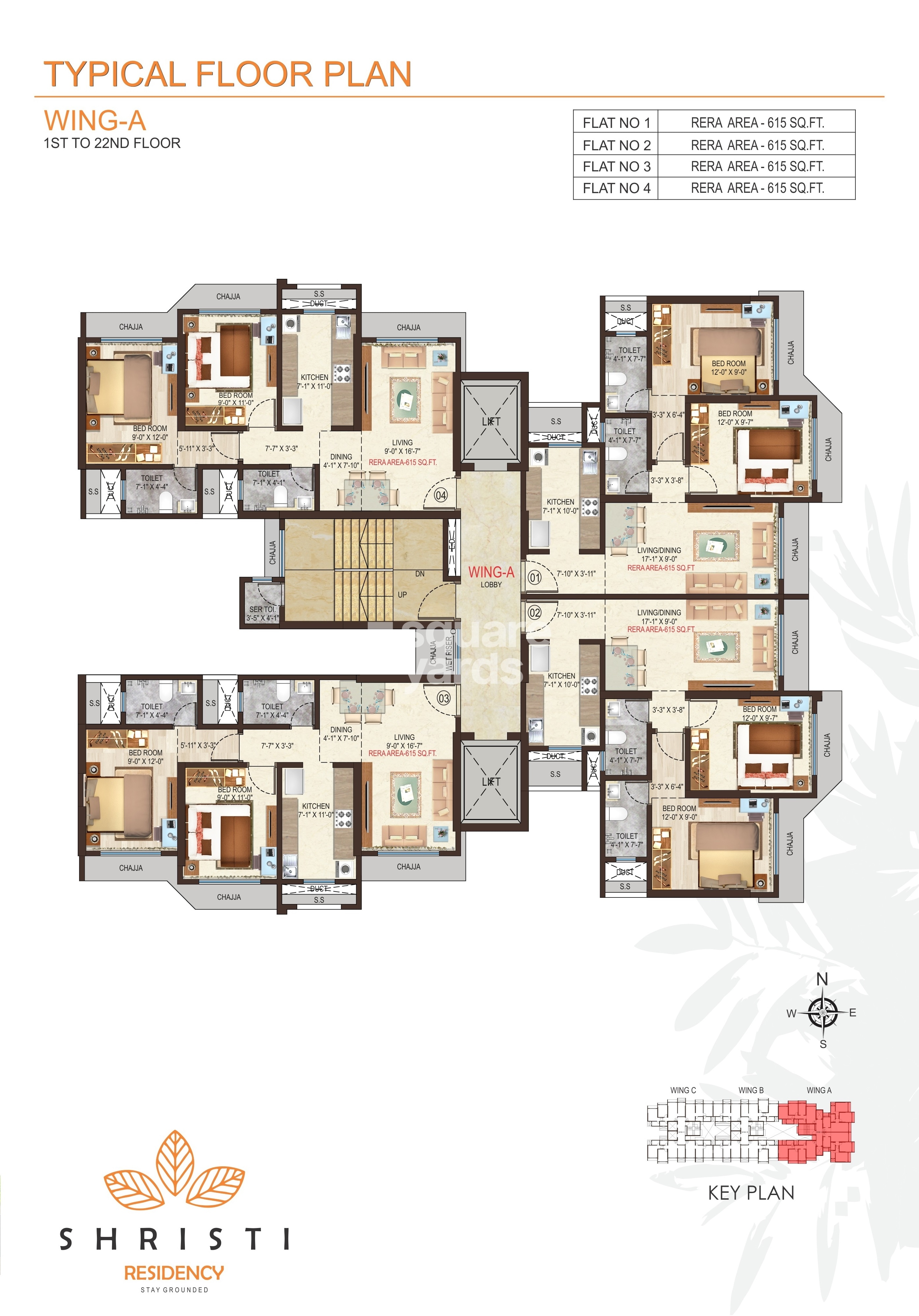 Aditi Shristi Residency Floor Plans