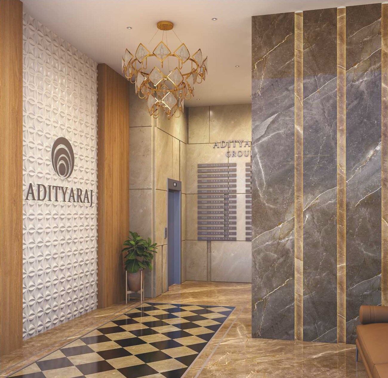 Adityaraj Anchor Lift Lobby Image