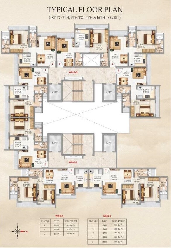 Adityaraj Avenue Floor Plans 1