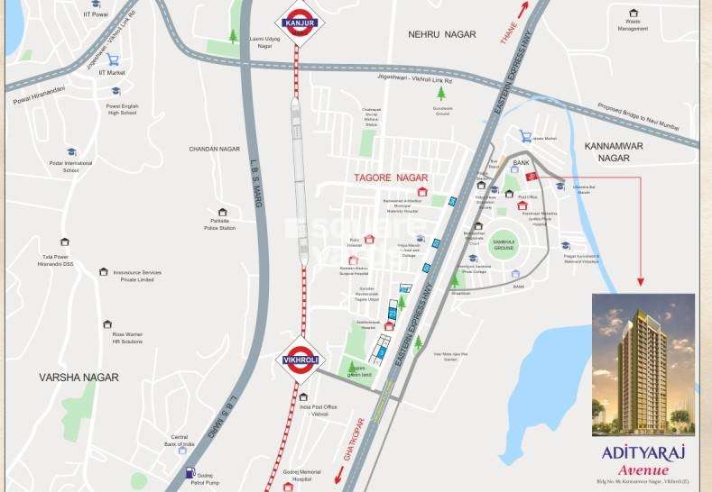 adityaraj avenue project location image1