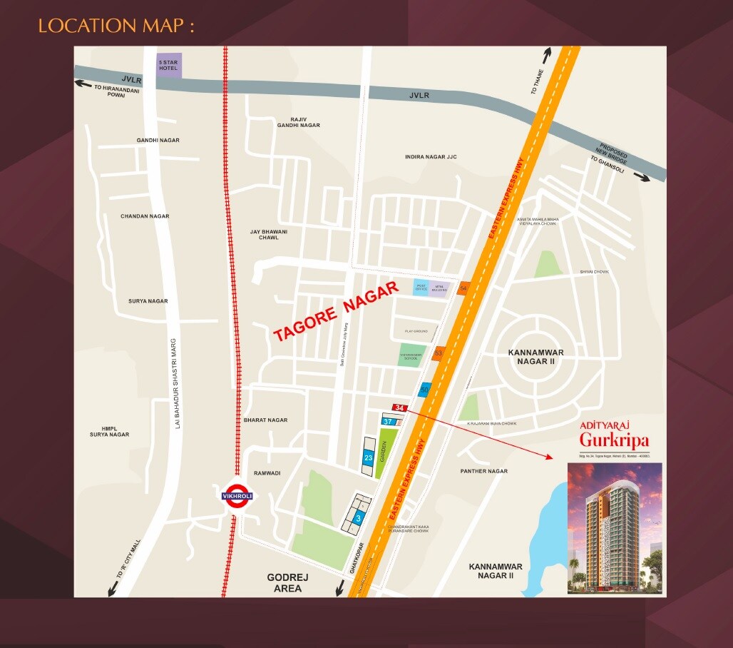 Adityaraj Gurukripa CHS Location Image