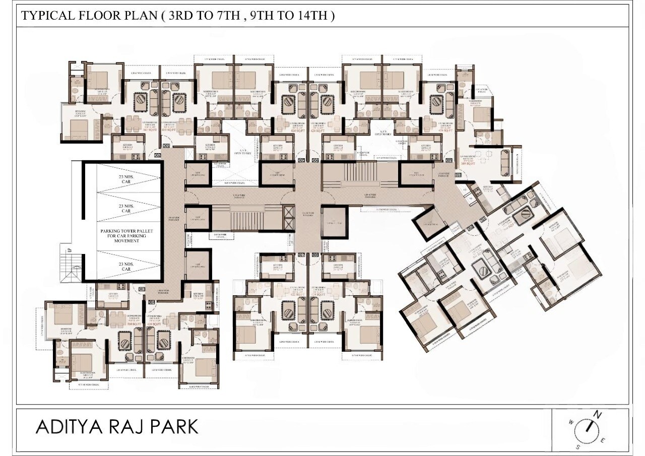 Adityaraj Park Floor Plans