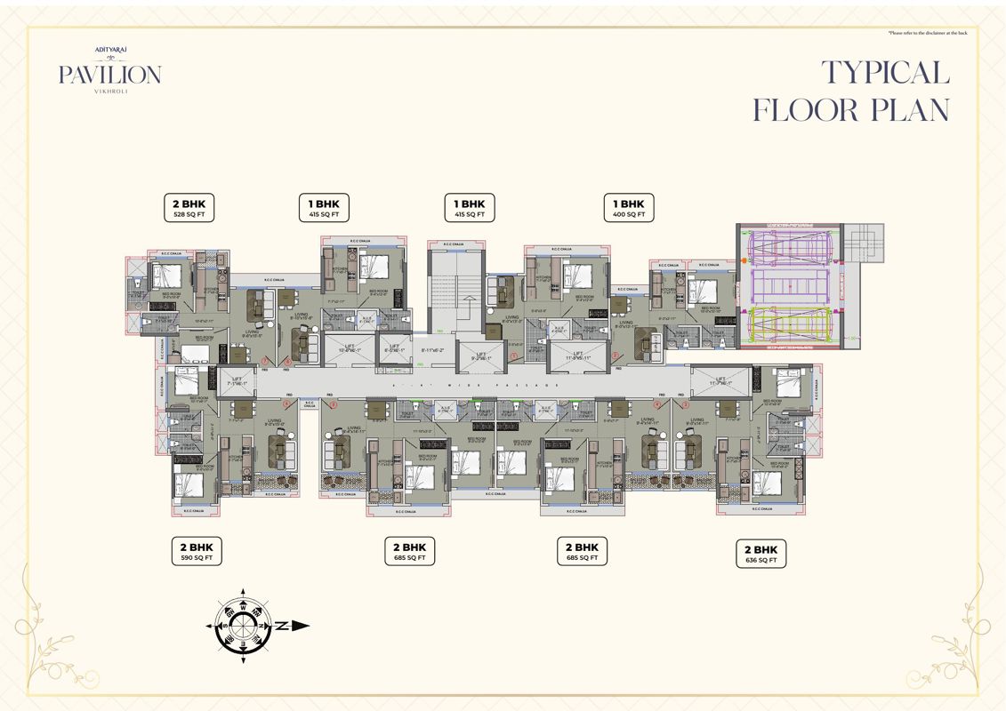 Adityaraj Pavilion Floor Plans