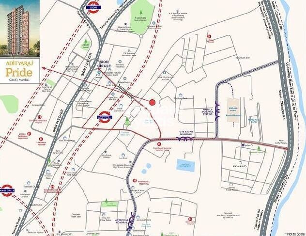 Adityaraj Pride Location Image