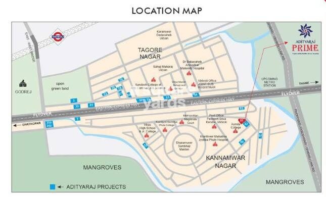 Adityaraj Prime Location Image