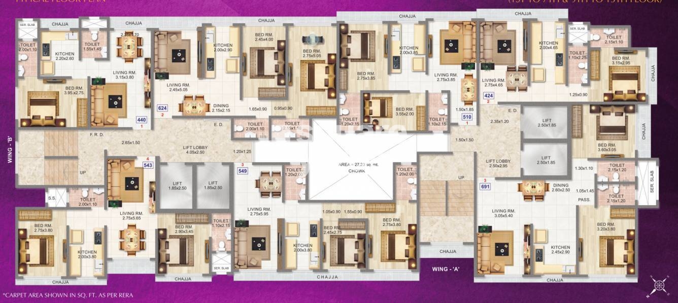 Adityaraj Saphalya Floor Plans