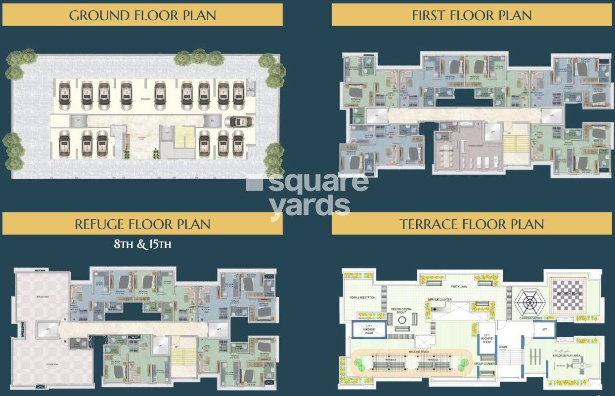 Adityaraj Shanti Sadan Floor Plans 1