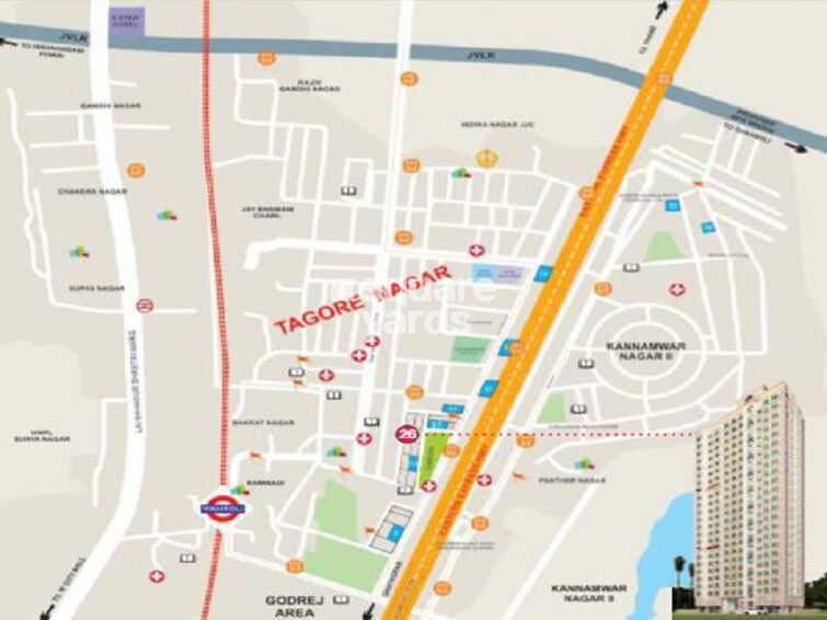 Adityaraj Shanti Sadan Location Image