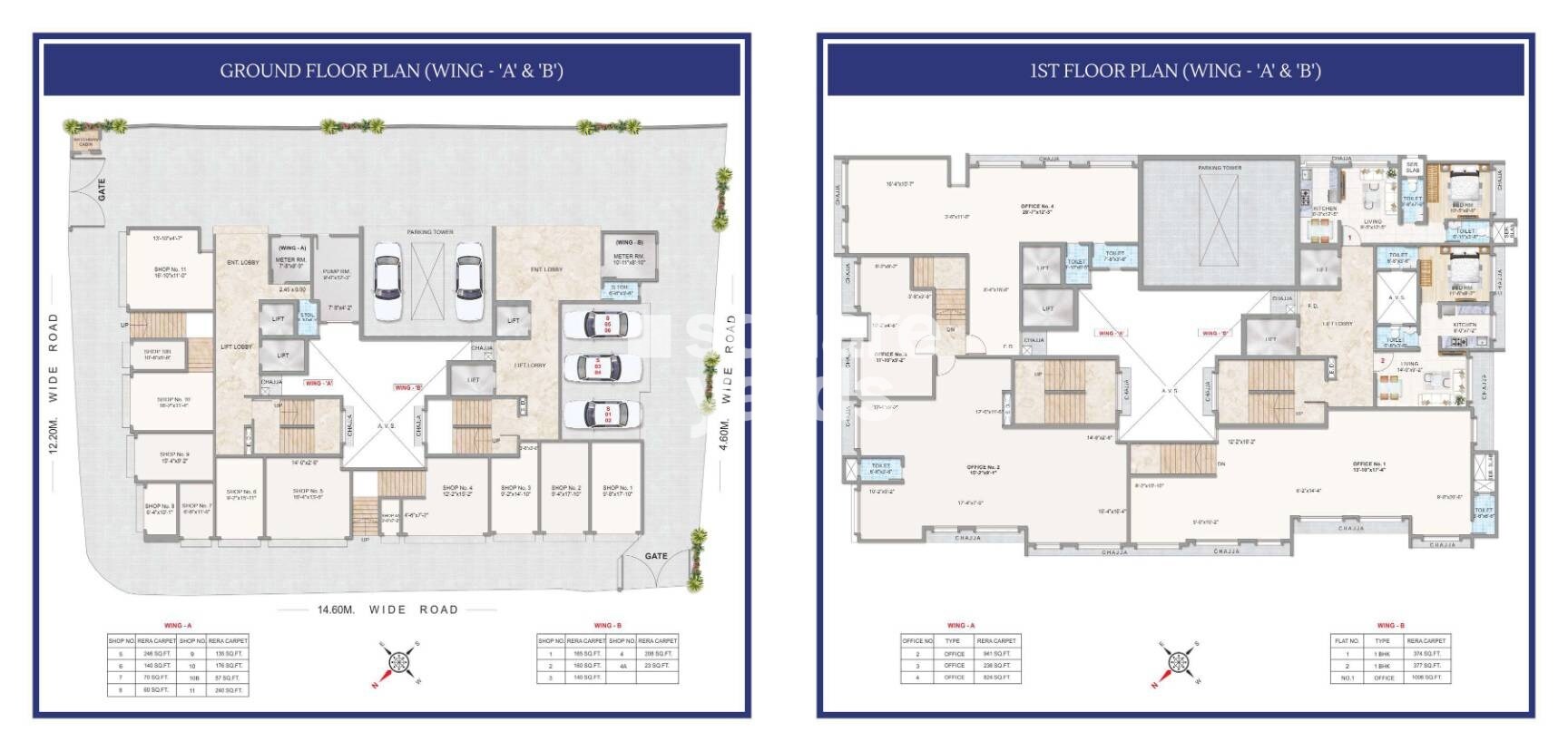 Adityaraj Square Floor Plans 1