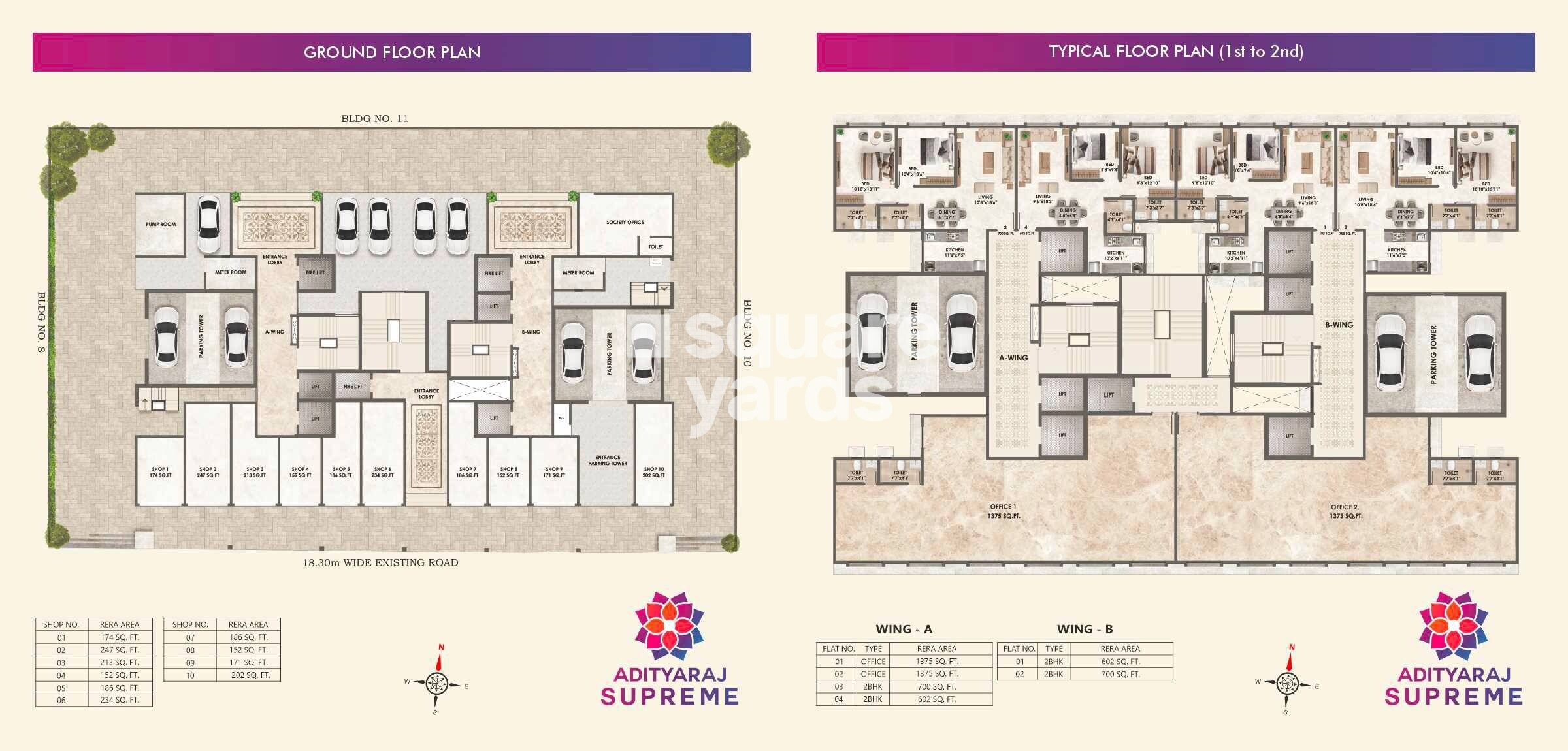 Adityaraj Supreme Floor Plans 1